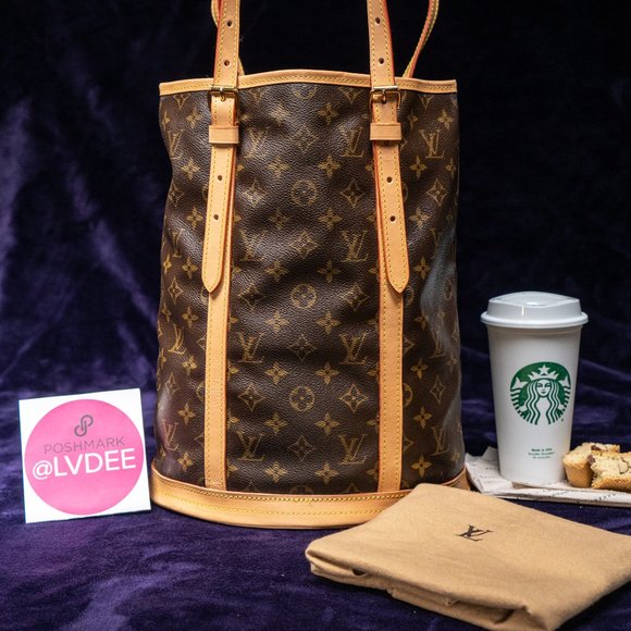 LOUIS VUITTON Bucket Monogram GM (LARGE!) - Picture 12 of 13